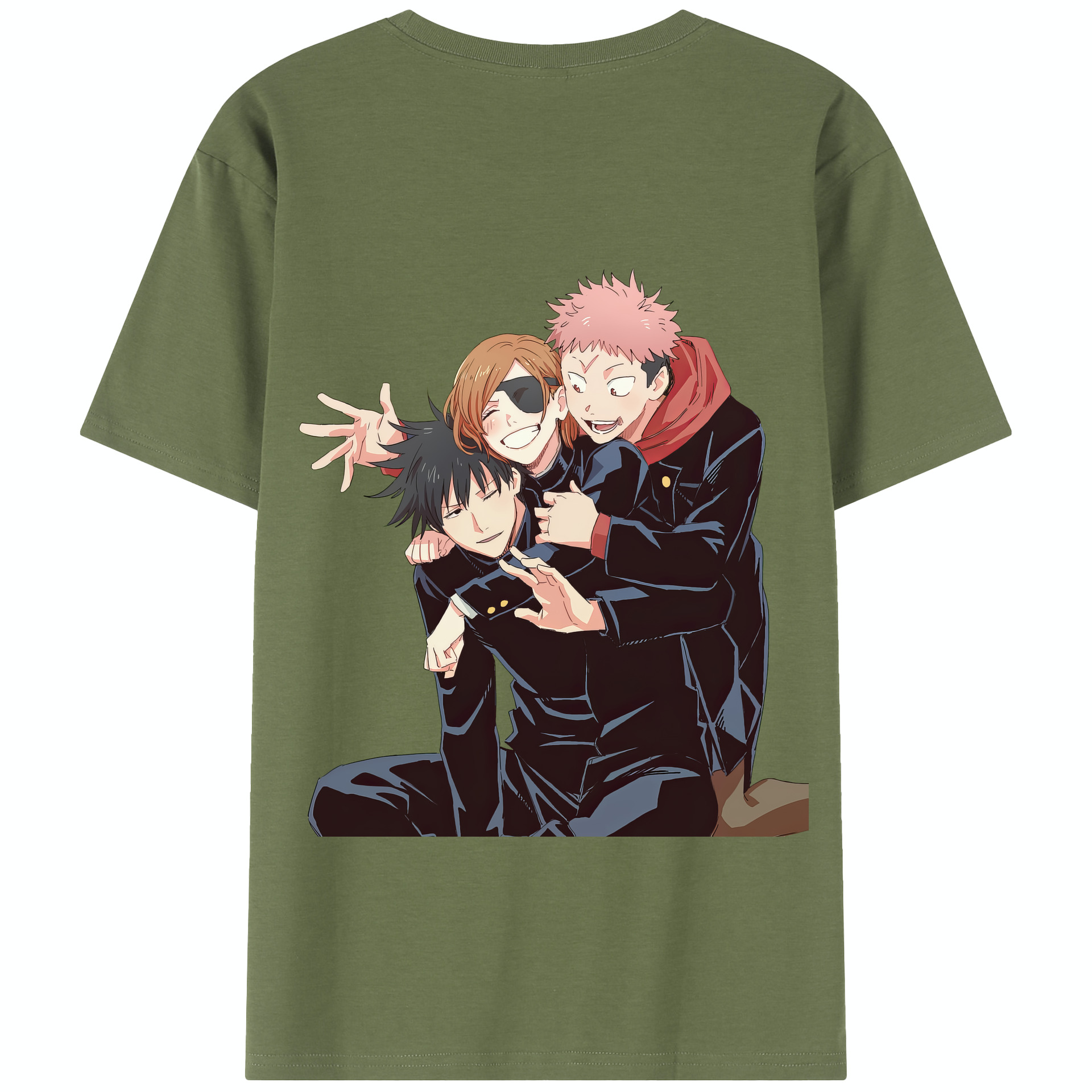 （画像用） 呪術廻戦 Jujutsu Kaisen 綿100％半袖Tシャツ（背面プリント）